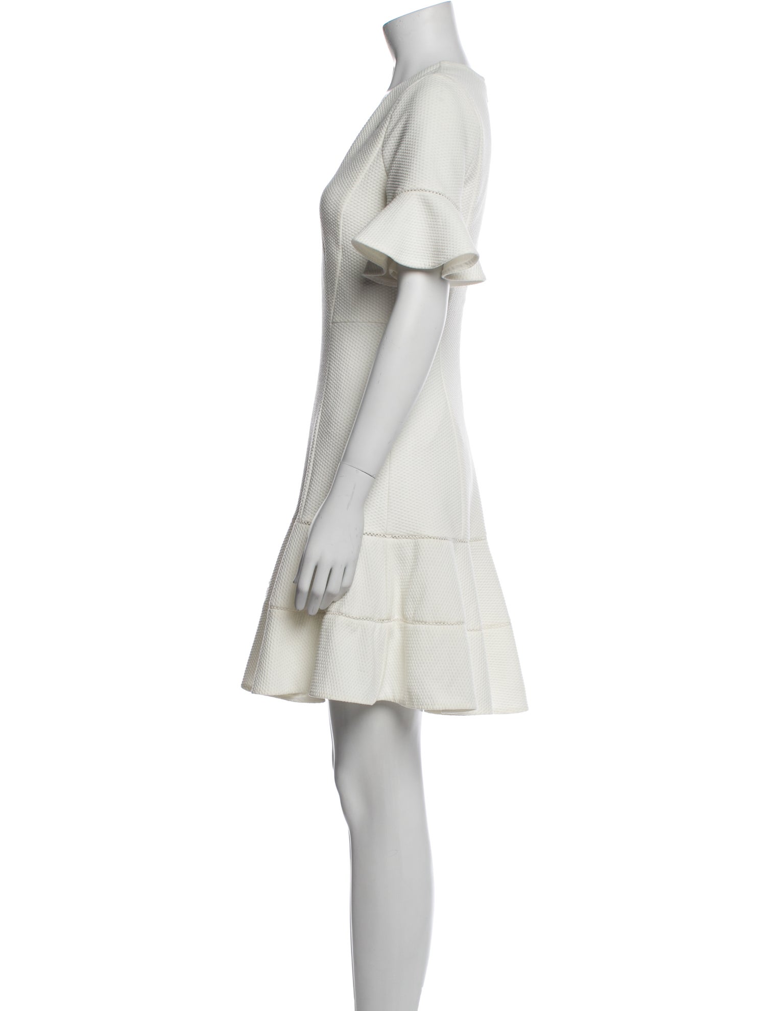 Rebecca Taylor V-Neck Mini Dress