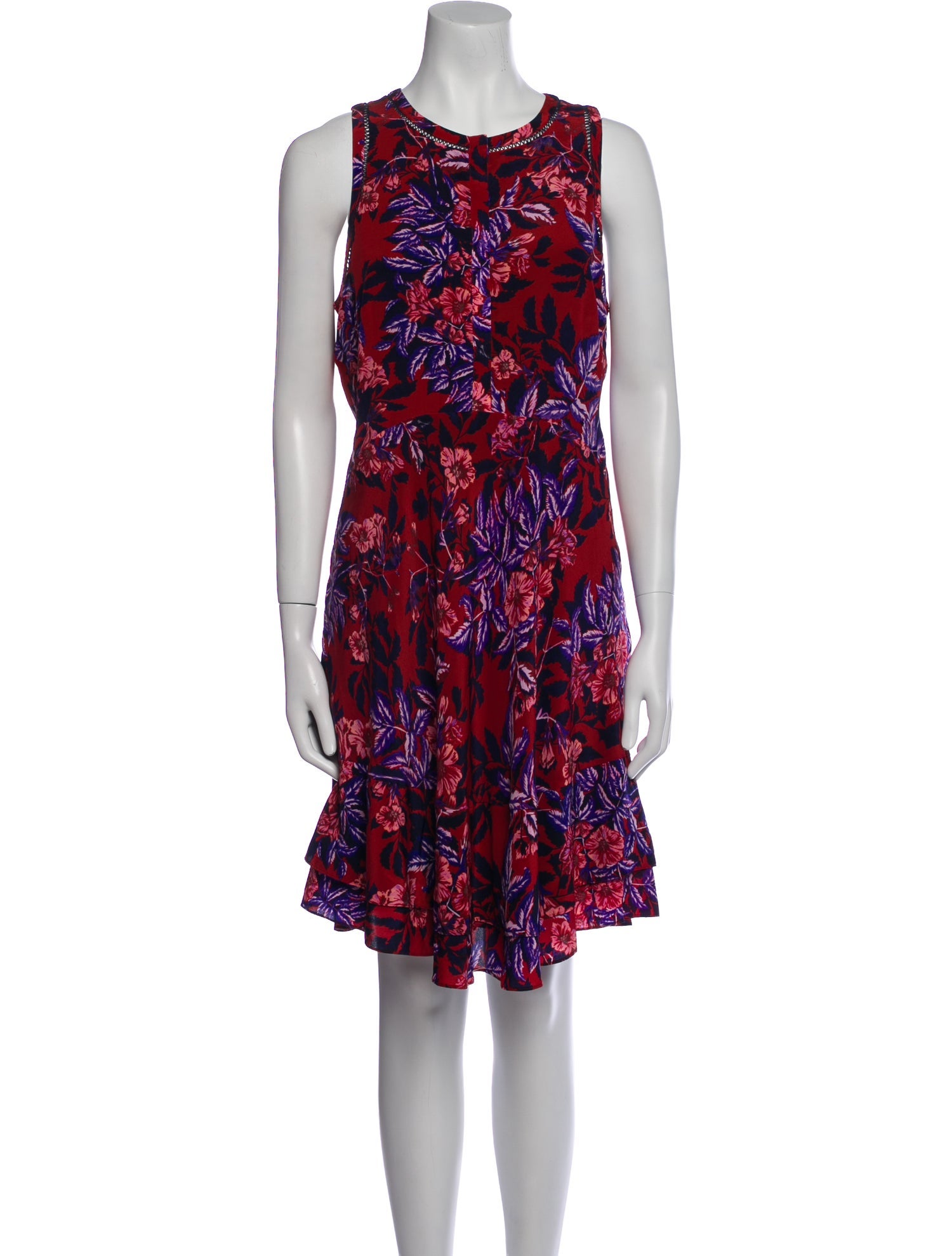 Rebecca Taylor Silk Knee-Length Dress