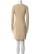 Rebecca Taylor Crew Neck Mini Dress