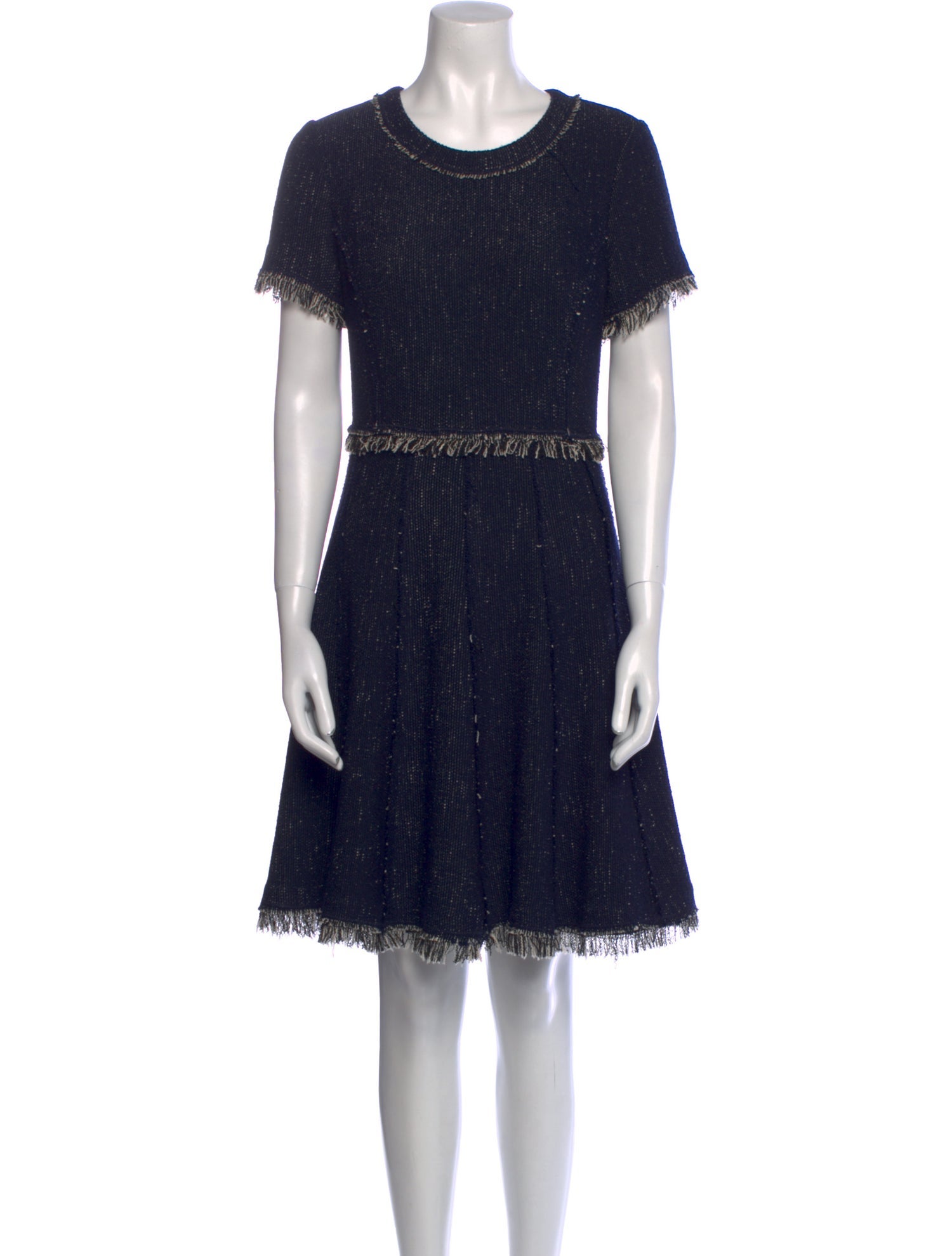 Rebecca Taylor Tweed Pattern Mini Dress