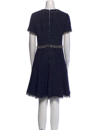 Rebecca Taylor Tweed Pattern Mini Dress