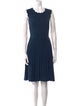 Rebecca Taylor Bateau Neckline Knee-Length Dress