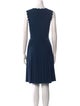 Rebecca Taylor Bateau Neckline Knee-Length Dress