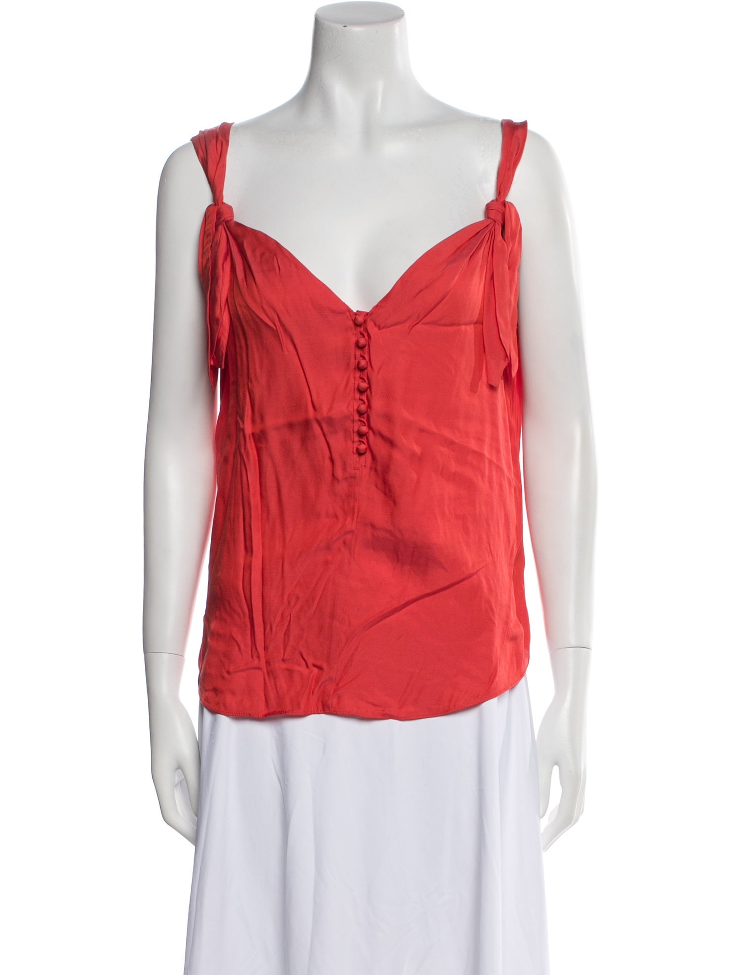 Rebecca Taylor Silk V-Neck Blouse