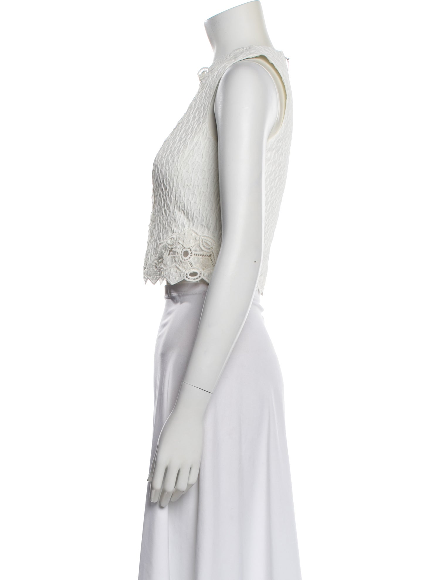 Rebecca Taylor Scoop Neck Short Sleeve T-Shirt