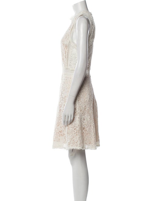 Rebecca Taylor Lace Pattern Knee-Length Dress