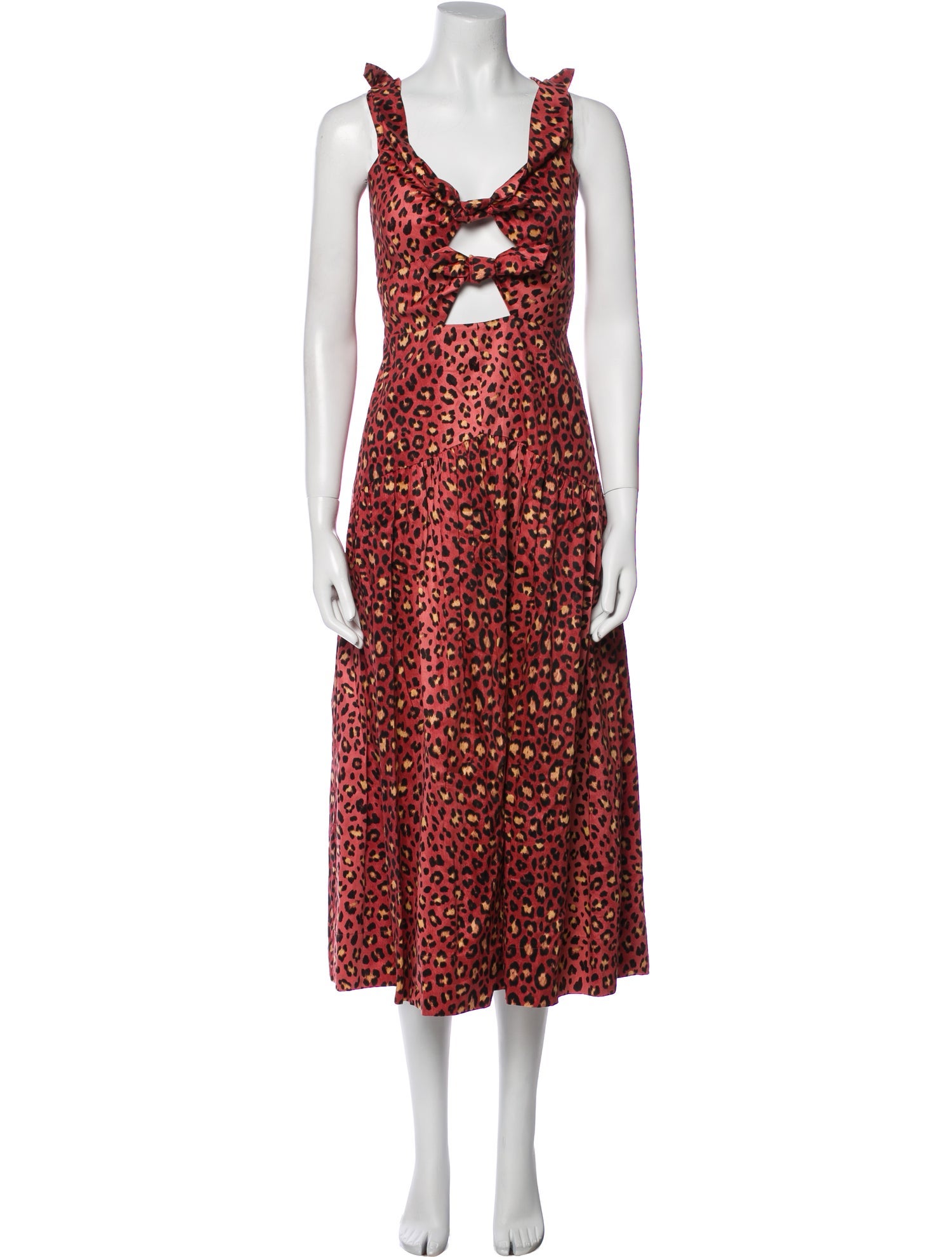 Rebecca Taylor Animal Print Long Dress w/ Tags