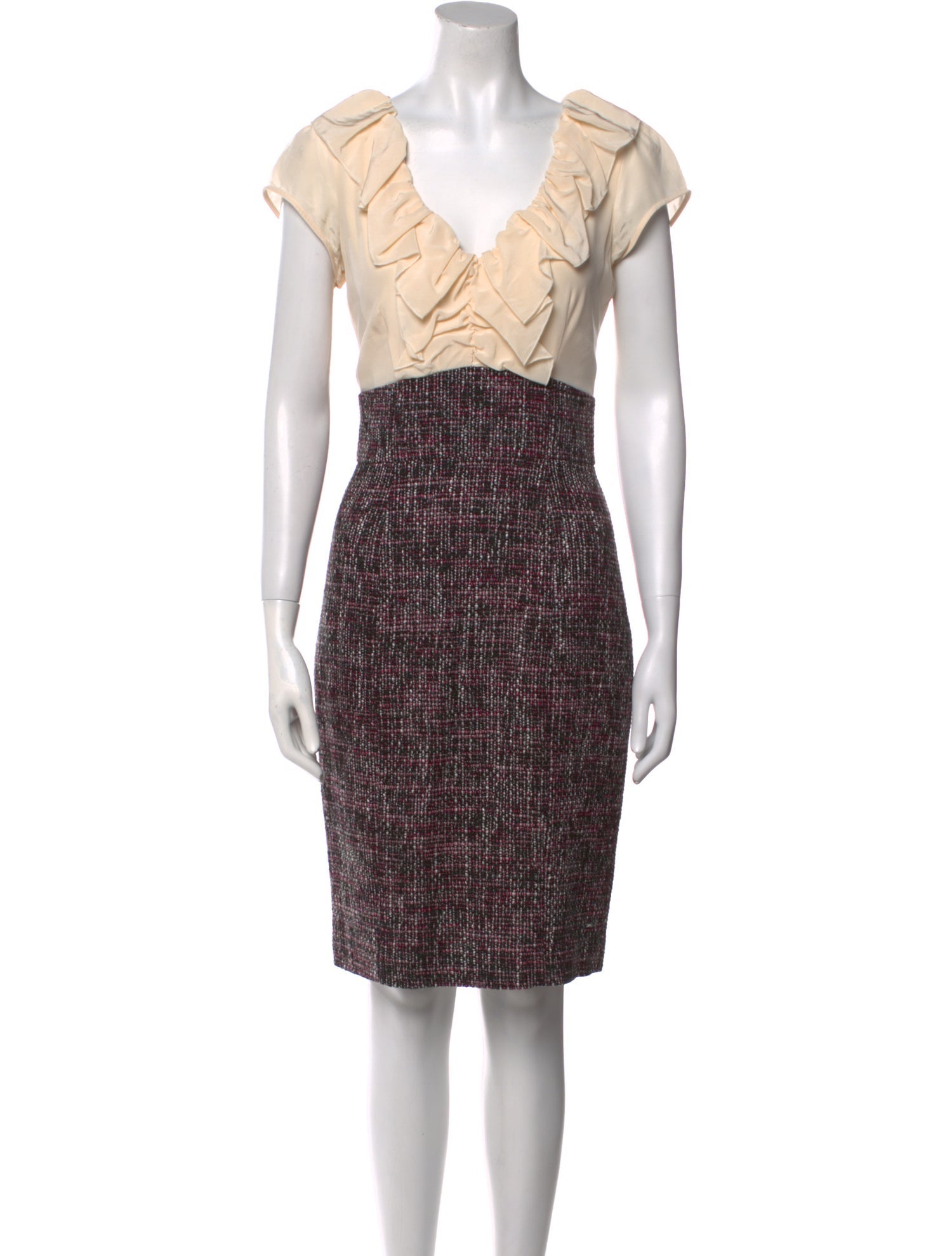 Rebecca Taylor Silk Knee-Length Dress