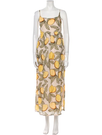 Rebecca Taylor Floral Print Long Dress