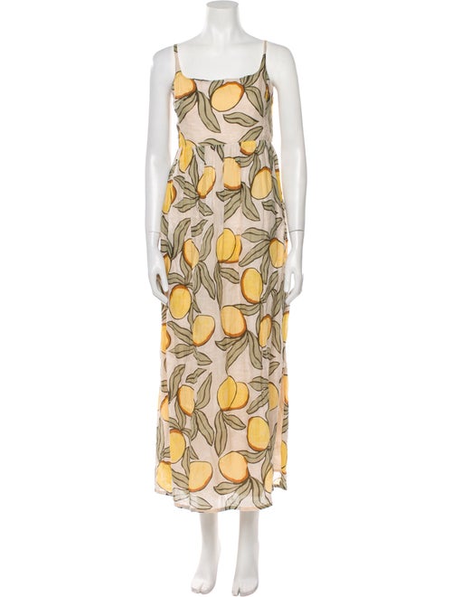 Rebecca Taylor Floral Print Long Dress