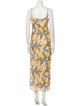 Rebecca Taylor Floral Print Long Dress