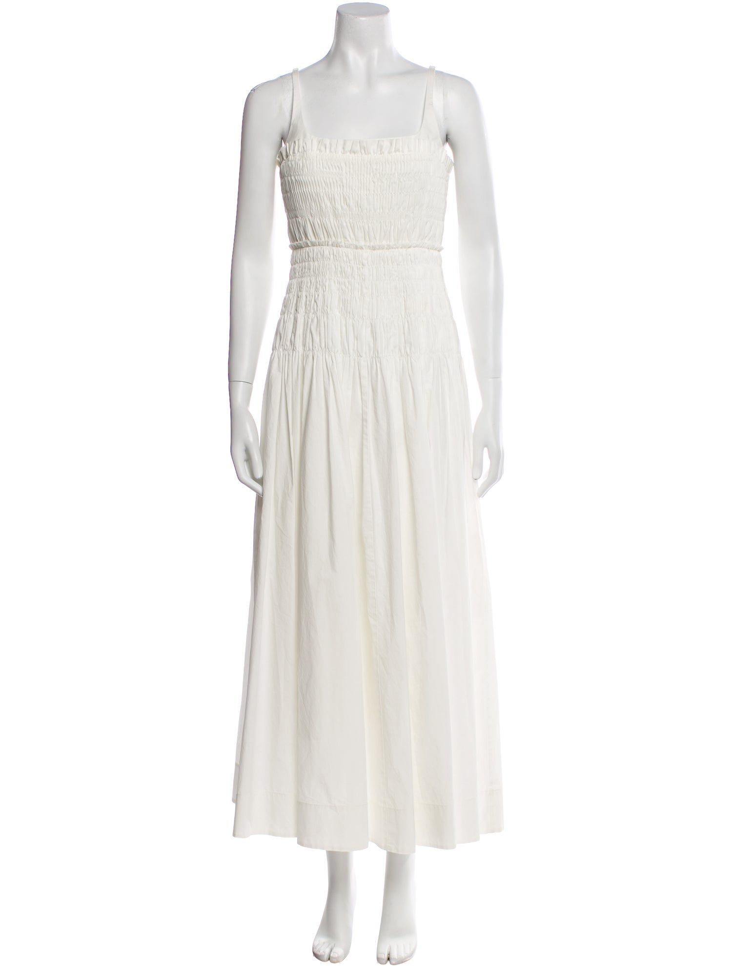 Rebecca Taylor Square Neckline Long Dress