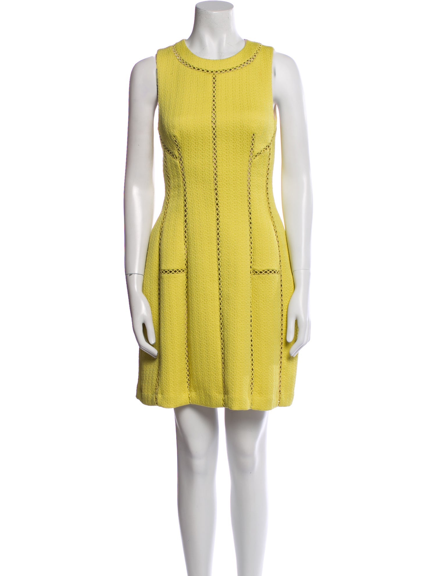 Rebecca Taylor Crew Neck Mini Dress