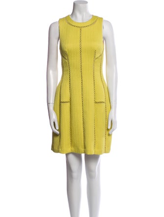 Rebecca Taylor Crew Neck Mini Dress