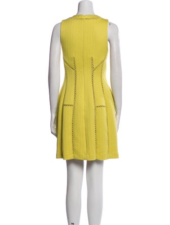 Rebecca Taylor Crew Neck Mini Dress