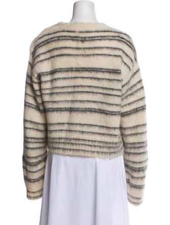 Rebecca Taylor Striped Bateau Neckline Sweater