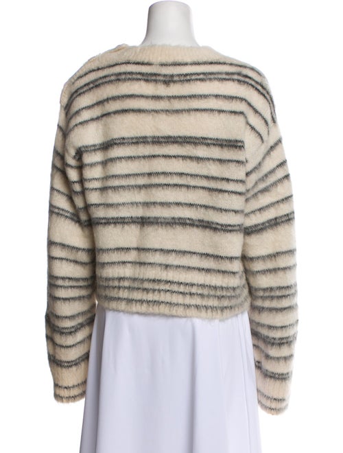 Rebecca Taylor Striped Bateau Neckline Sweater
