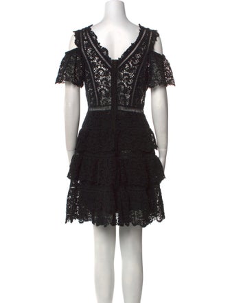 Rebecca Taylor V-Neck Mini Dress