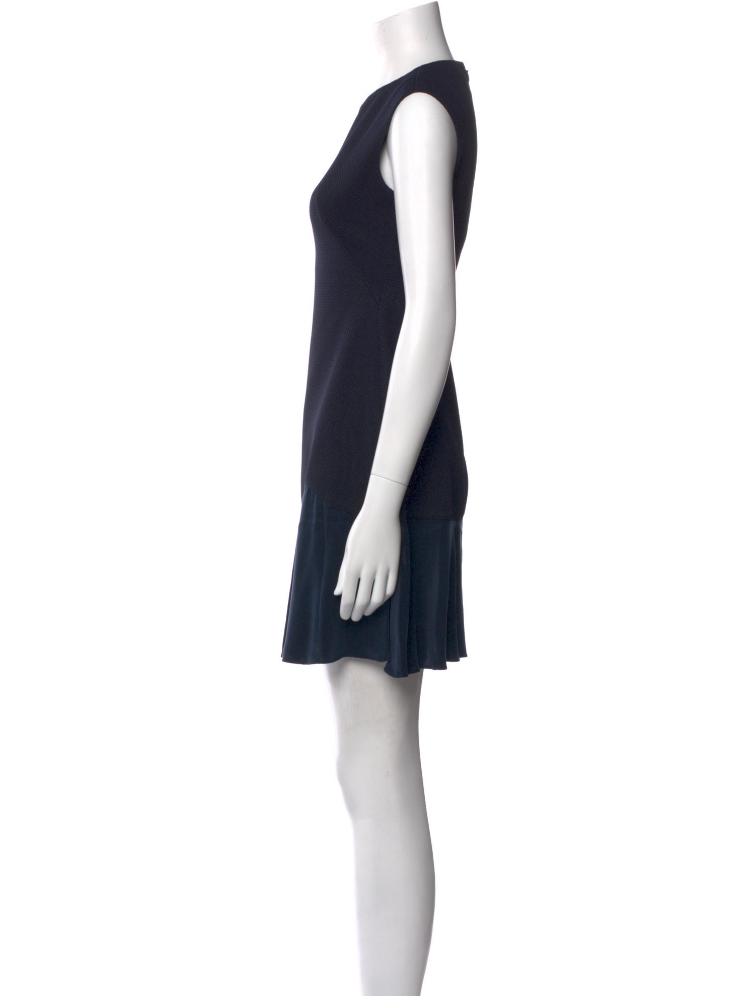 Rebecca Taylor Crew Neck Mini Dress