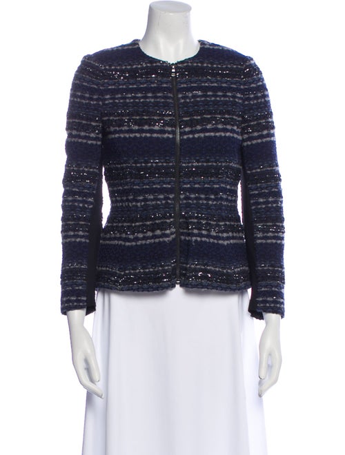 Rebecca Taylor Striped Evening Jacket