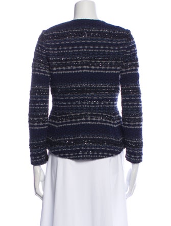 Rebecca Taylor Striped Evening Jacket