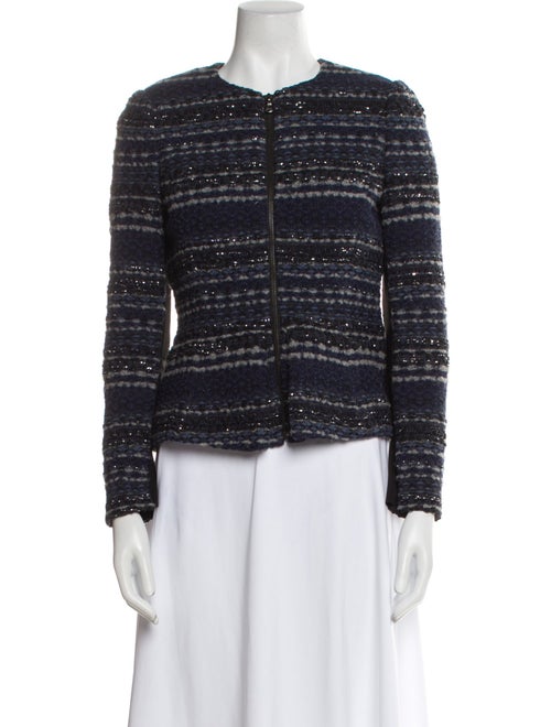 Rebecca Taylor Striped Evening Jacket