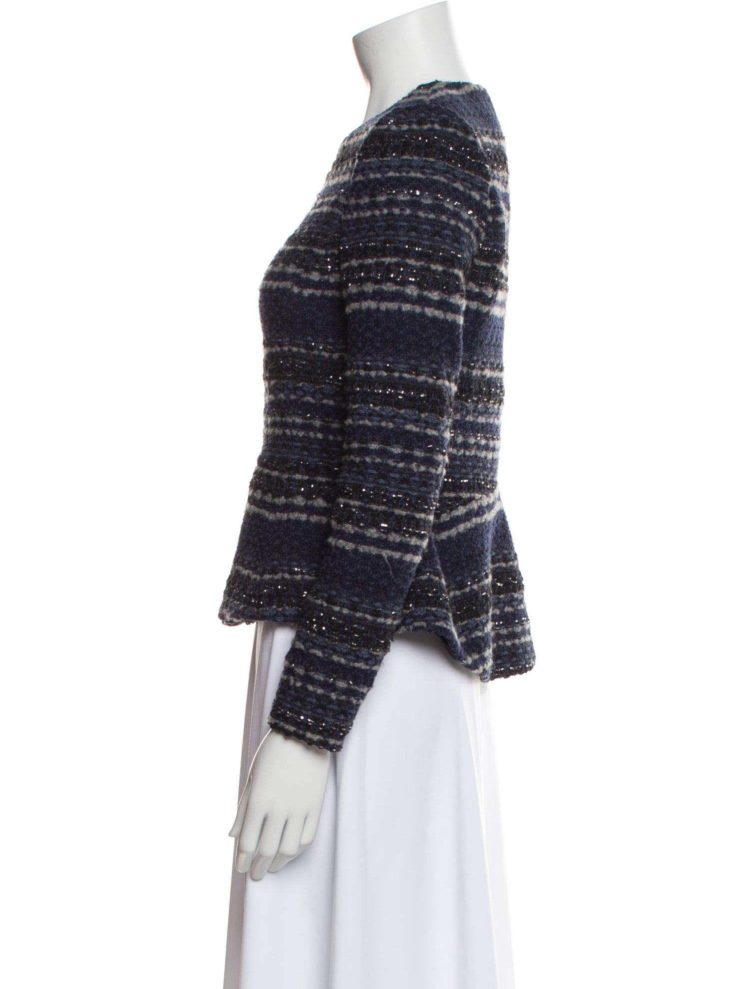 Rebecca Taylor Striped Evening Jacket