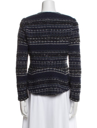 Rebecca Taylor Striped Evening Jacket