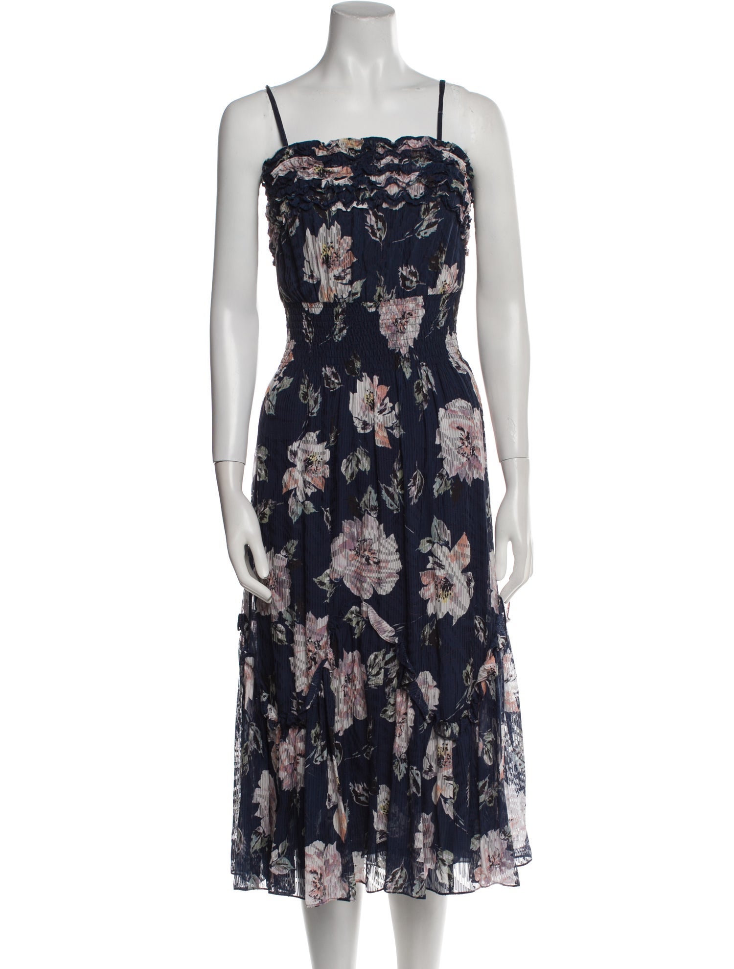 Rebecca Taylor Silk Midi Length Dress