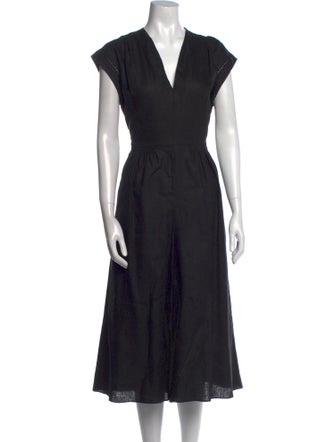 Rebecca Taylor Linen V-Neck Jumpsuit