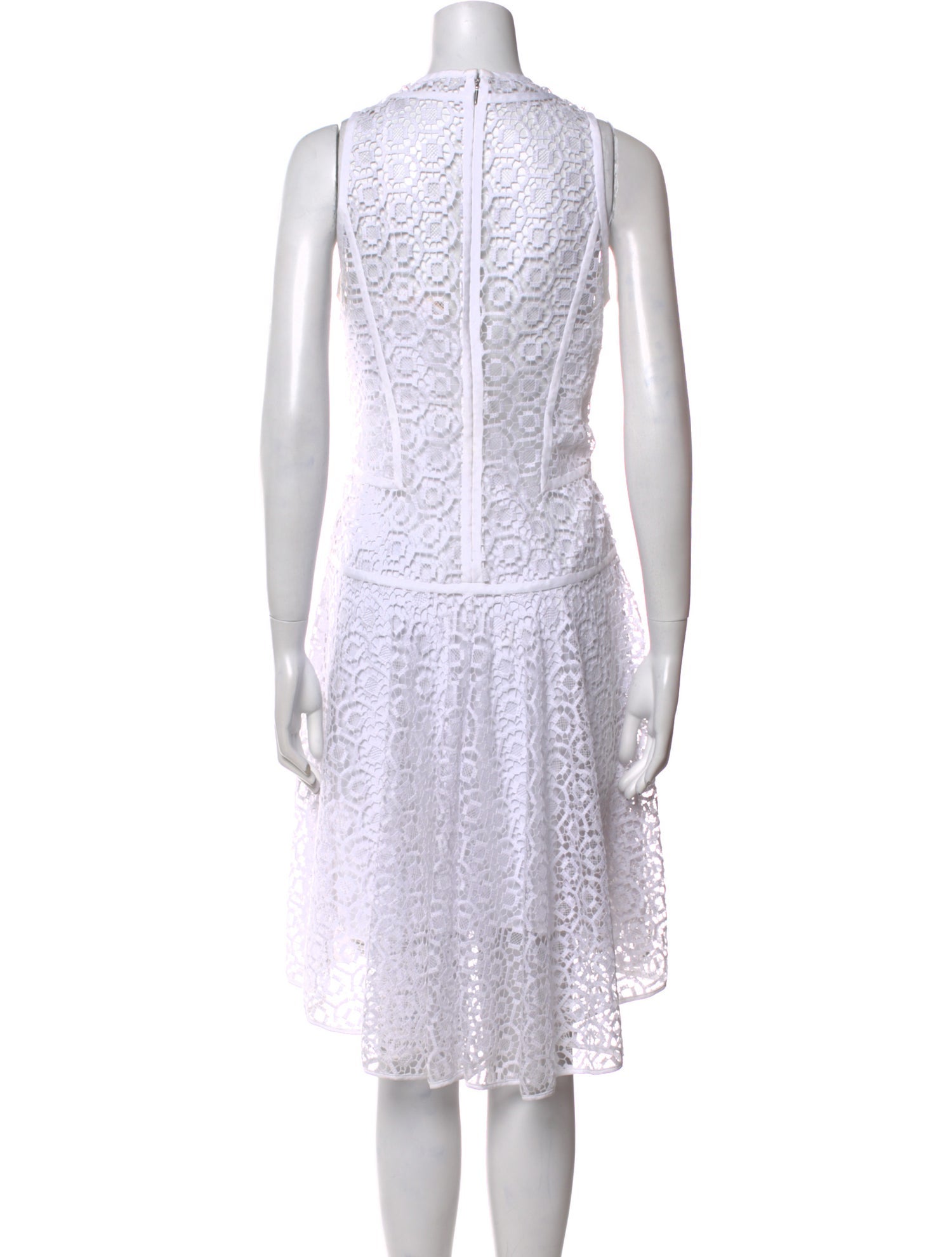 Rebecca Taylor V-Neck Knee-Length Dress