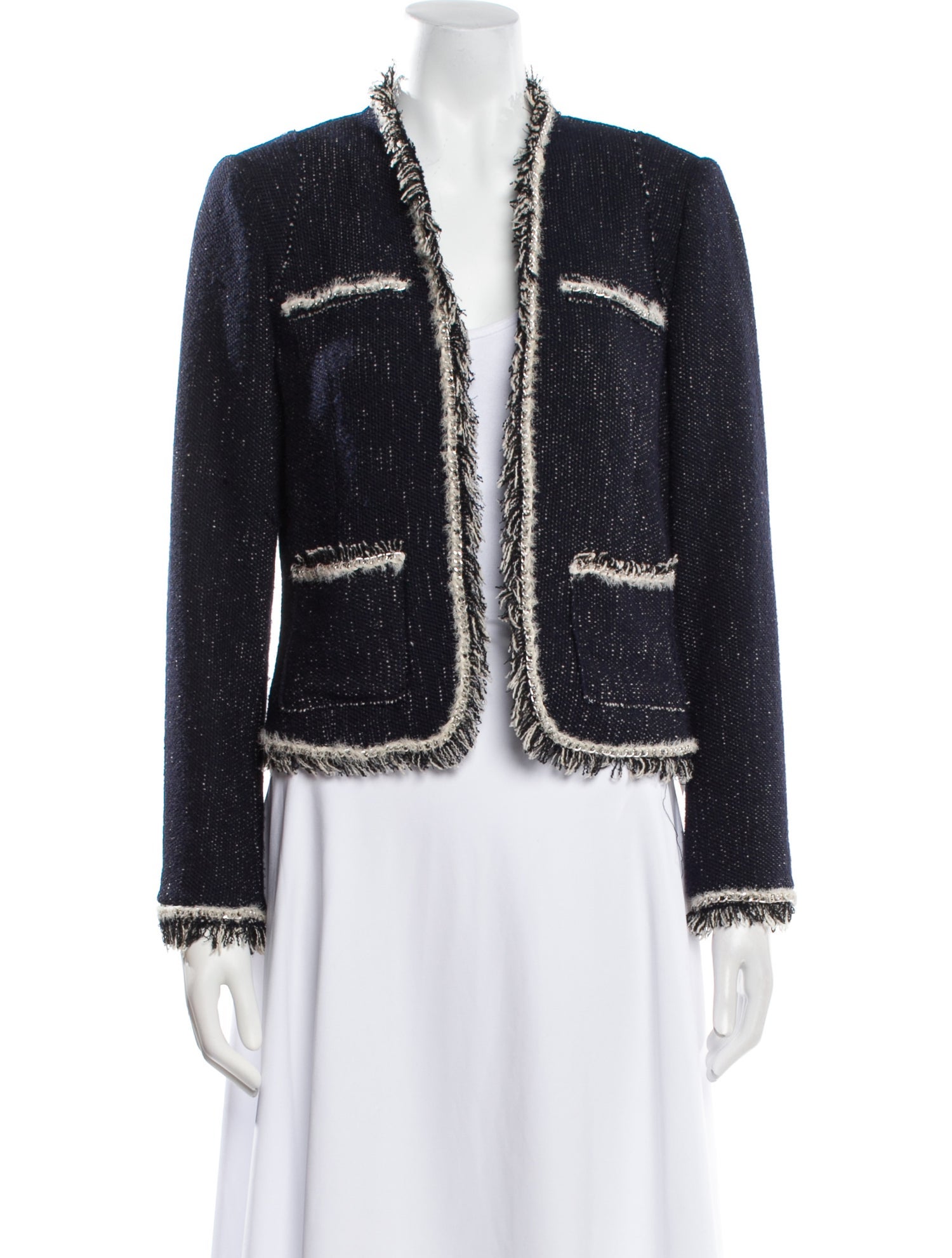 Rebecca Taylor Plaid Print Evening Jacket