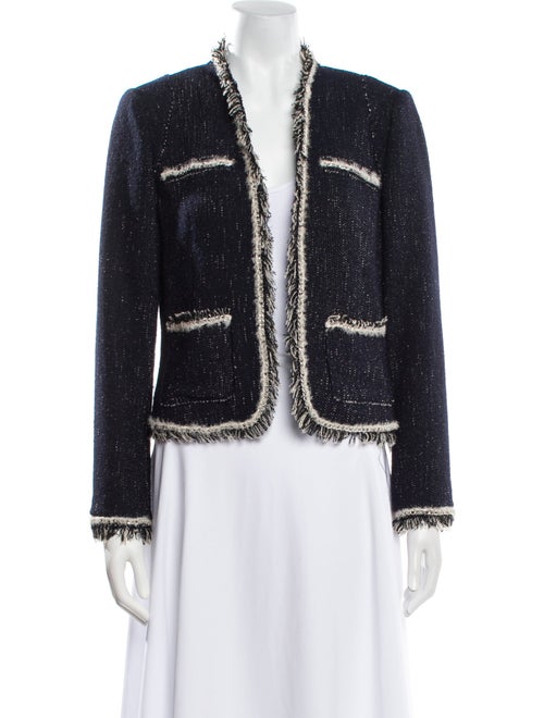 Rebecca Taylor Plaid Print Evening Jacket