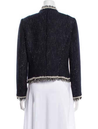 Rebecca Taylor Plaid Print Evening Jacket