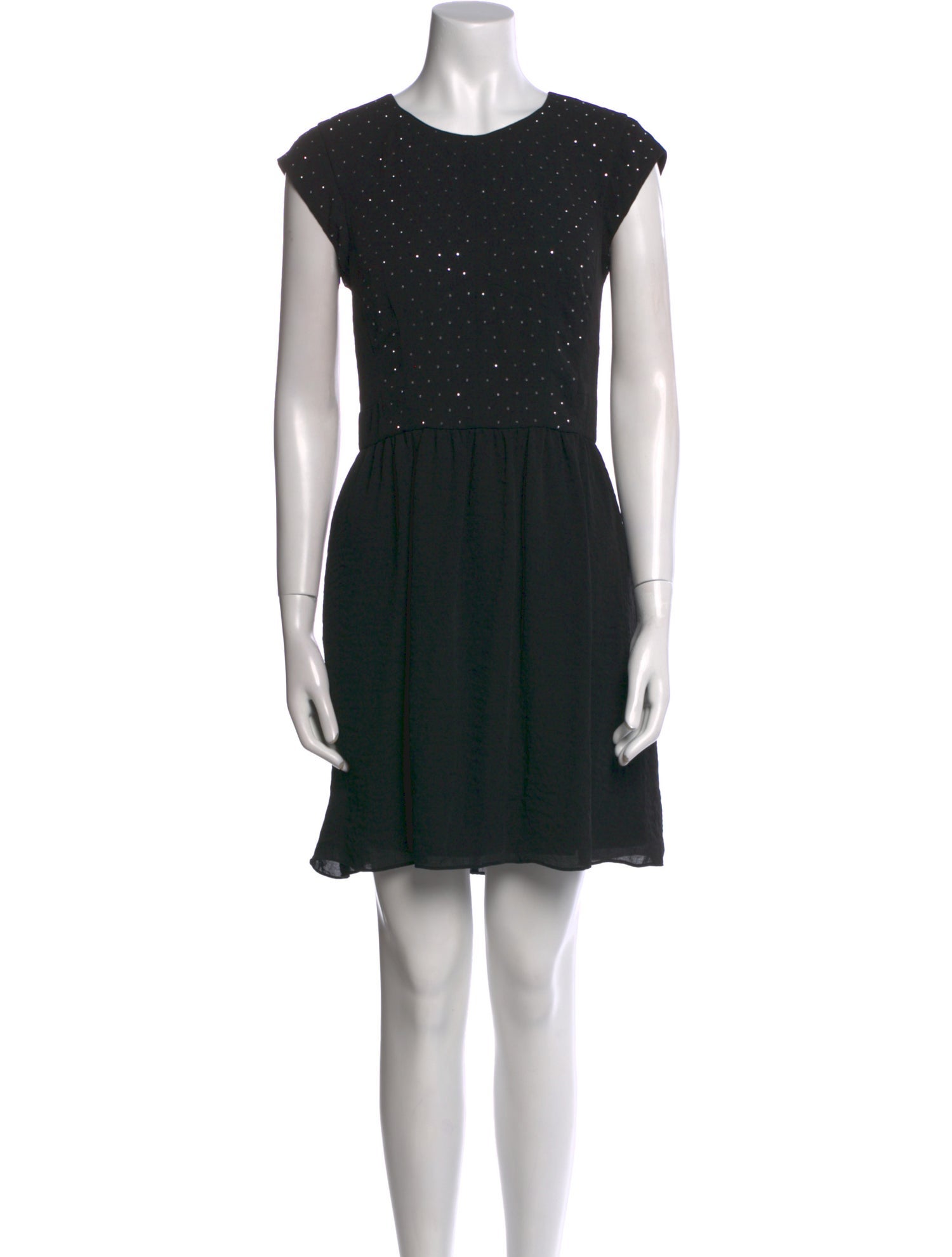 Rebecca Taylor Crew Neck Mini Dress