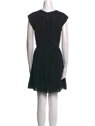 Rebecca Taylor Crew Neck Mini Dress