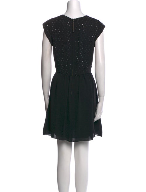 Rebecca Taylor Crew Neck Mini Dress