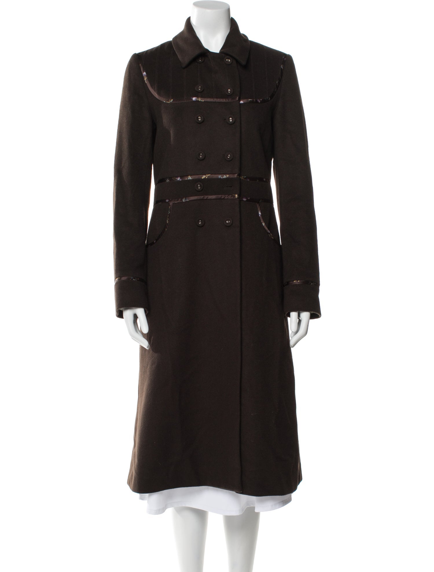 Rebecca Taylor Wool Trench Coat