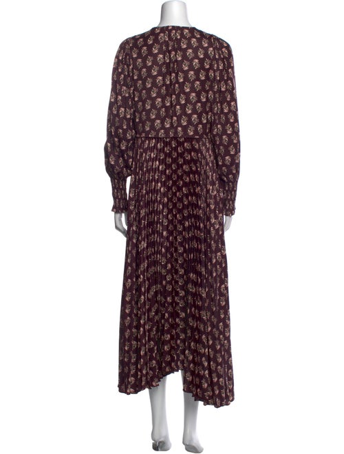 Rebecca Taylor Floral Print Long Dress