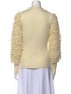 Rebecca Taylor Wool Open Front Sweater