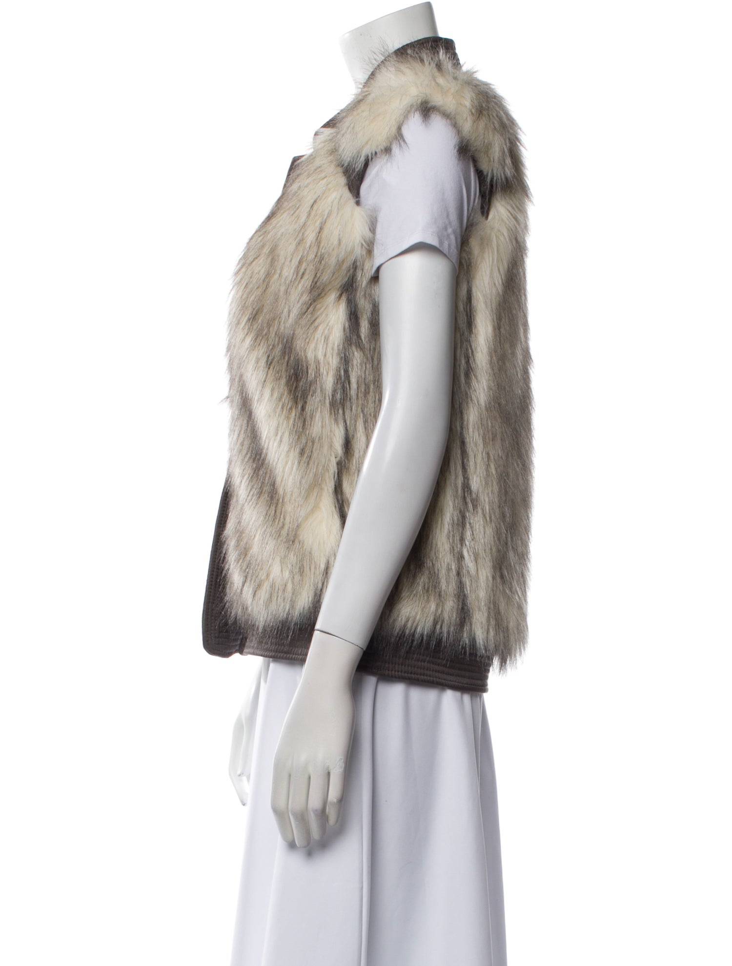 Rebecca Taylor Faux Fur Vest