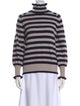 Rebecca Taylor Striped Turtleneck Sweater