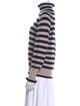 Rebecca Taylor Striped Turtleneck Sweater
