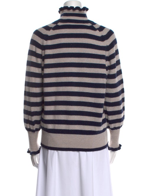 Rebecca Taylor Striped Turtleneck Sweater