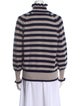 Rebecca Taylor Striped Turtleneck Sweater