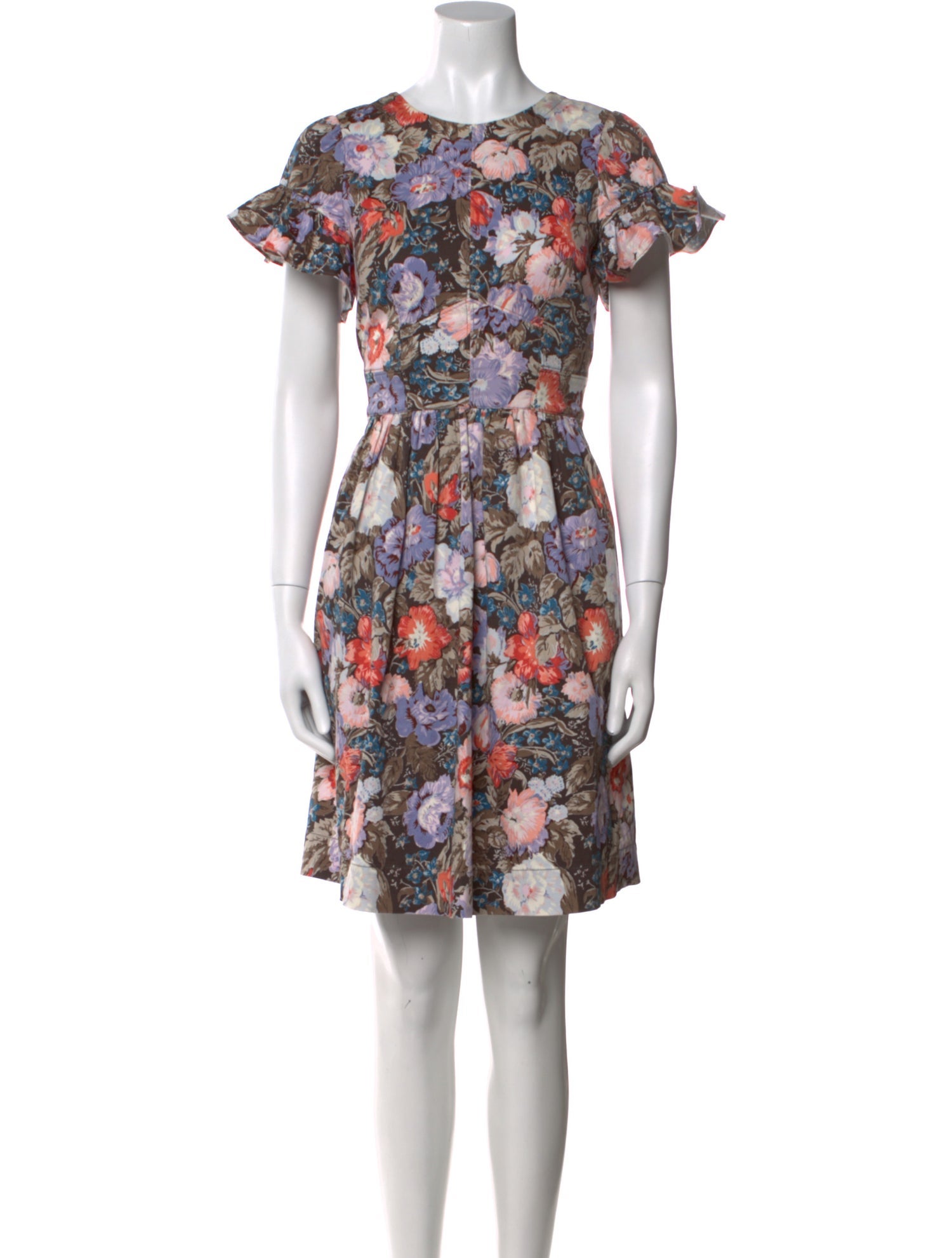 Rebecca Taylor Floral Print Mini Dress