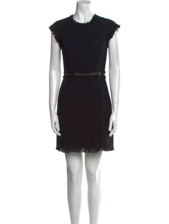 Rebecca Taylor Crew Neck Mini Dress