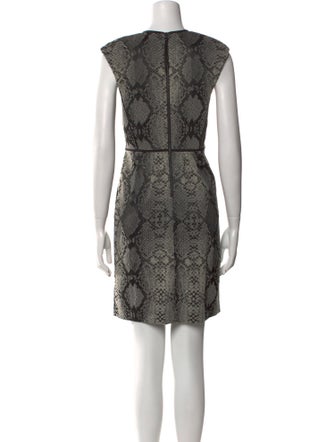 Rebecca Taylor Animal Print Mini Dress