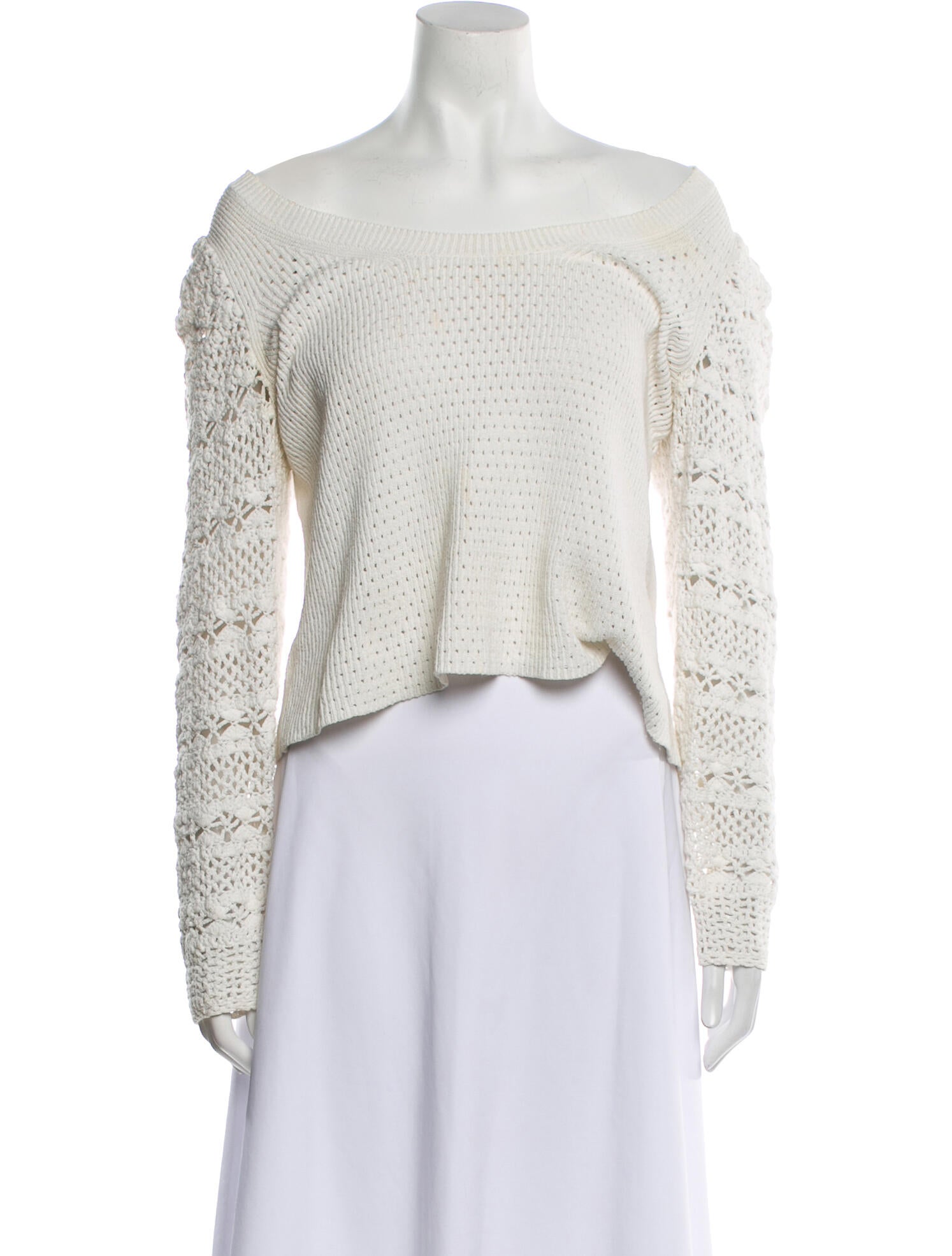 Rebecca Taylor Off-The-Shoulder Sweater