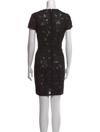 Rebecca Taylor Crew Neck Mini Dress